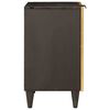 vidaXL Badezimmerschrank mit Regal Schwarz und Gold 38 x 33 x 58 cm