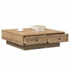 vidaXL Couchtisch Artisan-Eiche 90 x 90 x 28 cm Holzwerkstoff