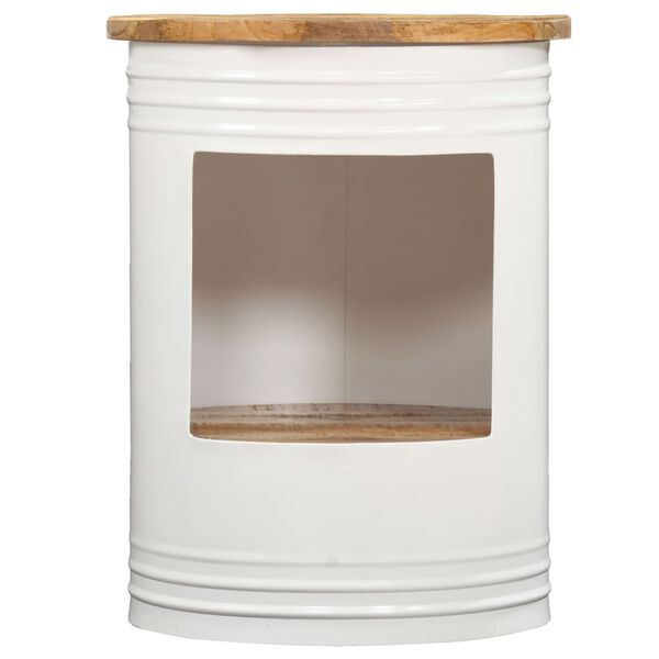 vidaXL Couchtisch 43×55 cm Massivholz Mango