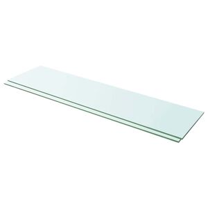 vidaXL Regalb&ouml;den 2 Stk. Glas Transparent 100x25 cm