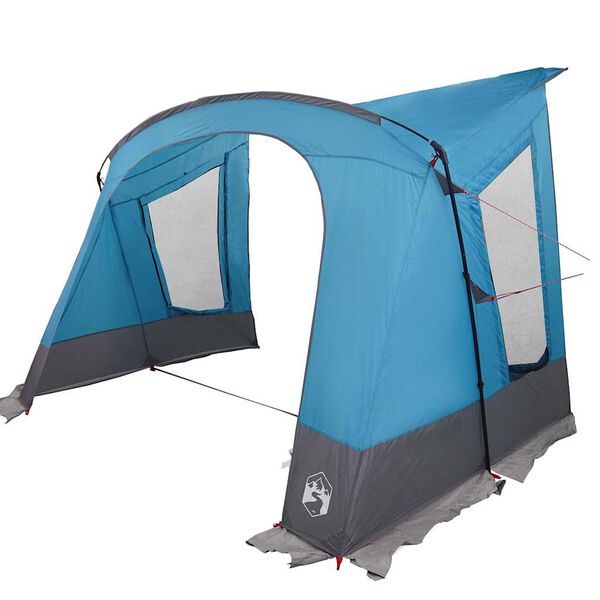 vidaXL Caravan Zelt mit Dach mit Speicher Blau 410 x 275 x 245 cm
