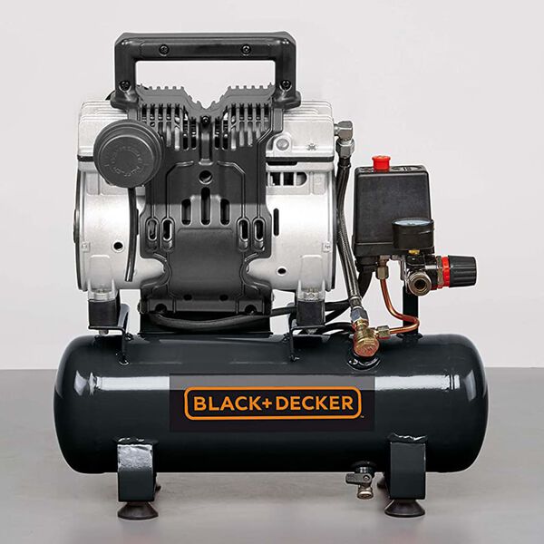 BLACK+DECKER Luftkompressor 6 L 230 V Ger&auml;uscharm