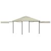 vidaXL Pavillon mit Doppelt Erweiterten D&auml;chern 3x3x2,75 cm 180 g/m&sup2;
