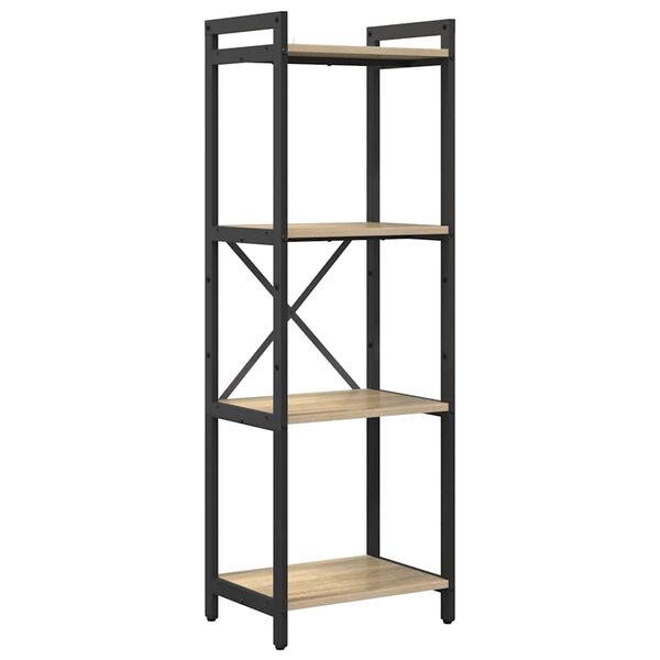 vidaXL B&uuml;cherregal Sonoma-Eiche 40 x 30 x 119 cm Holzwerkstoff