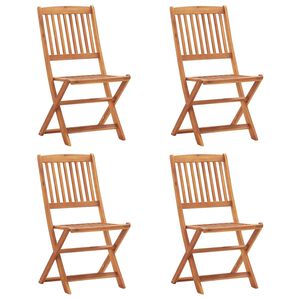 vidaXL Stuhl Braun Akazienholz