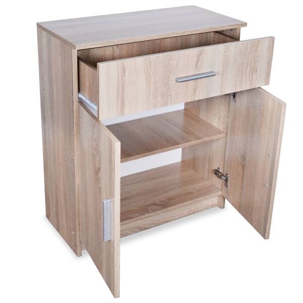 vidaXL Sideboard Holzwerkstoff 71x35x88 cm Eiche-Optik