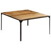 vidaXL Esstisch 140x140x76 cm Massivholz Mango