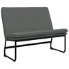 vidaXL Sitzbank Dunkelgrau 100x75x76 cm Stoff