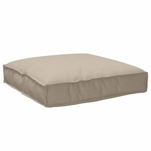 vidaXL Kissen Oxford-Stoff Taupe 80 x 80 x 12 cm