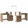 vidaXL Schreibtisch Artisan-Eiche 120,5 x 44 x 88,5 cm Holzwerkstoff