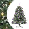 vidaXL K&uuml;nstlicher Weihnachtsbaum mit 150 LEDs mit St&auml;nder Gr&uuml;n 120 cm