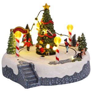 vidaXL Weihnachtsdorf Dekoration SALO 22 x 21,5 x 17 cm