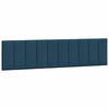 vidaXL Bettgestell ohne Matratze "Hanko" Blau 200x200 cm Samt