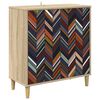 vidaXL Sideboard OMMEN Sonoma 69 x 33 x 75 cm Holzwerkstoff
