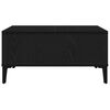 vidaXL Couchtisch Schwarz Eichen-Optik 60 x 60 x 30 cm