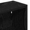 vidaXL Badezimmer-Wandschrank Schwarze Eiche 40 x 16 x 62,5 cm