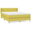 vidaXL Boxspringbett mit Matratze Gr&uuml;n 140x190 cm Stoff