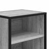 vidaXL Nachttische 2 Stk. Grau Sonoma 40x31x50 cm Holzwerkstoff Metall