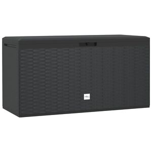 vidaXL Gartenbox Anthrazit 114x47x60 cm