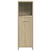 vidaXL Badezimmerschrank Sonoma-Eiche 30x30x95 cm Holzwerkstoff
