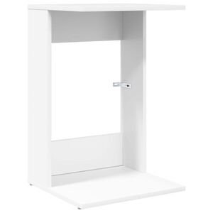 vidaXL Beistelltisch Wei&szlig; 40 x 38 x 62,5 cm Holzwerkstoff