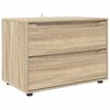 vidaXL Aufbewahrungsschrank 80 x 48 x 57 cm Holzwerkstoff Sonoma-Eiche