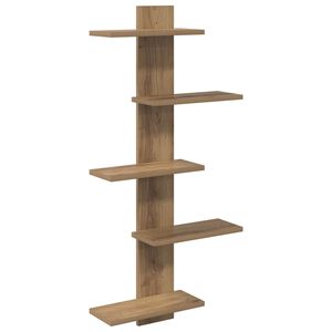vidaXL Wandregal Artisan-Eiche 48,5 x 15 x 101 cm Holzwerkstoff