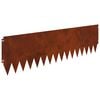 vidaXL Raseneinfassung 20 Stk. 103 x 30 cm Stahl Rostig