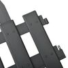 vidaXL Rasenkanten 25 Stk. Anthrazit 10 m PP