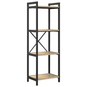 vidaXL B&uuml;cherregal 40 x 30 x 119 cm Holzwerkstoff Sonoma-Eiche