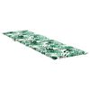 vidaXL Sonnen-Lounger Kissen Floral Grün 200 x 70 x 4 cm Oxford Stoff