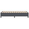 vidaXL Boxspringbett Dunkelgrau 80 x 200 cm Cordstoff