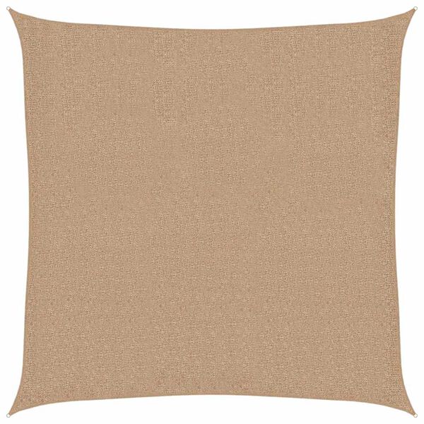 vidaXL Sonnensegel 160 g/m&sup2; Taupe 5x5 m HDPE