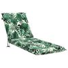 vidaXL Sonnenliege Kissen GEMERT 100 % Polyester Blattmuster