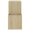 vidaXL Flur-Schuhschrank Sonoma Eiche 105x35,5x70 cm Holzwerkstoff