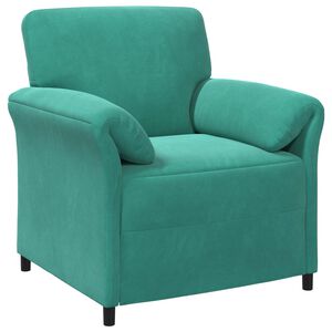 vidaXL 1-Sitzer Sofa T&uuml;rkis 88 x 83 x 95 cm Samt