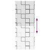 vidaXL Duschrollo 90x240 cm Stoffbreite 86 cm