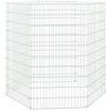 vidaXL Freilaufgehege 6-teilig 54x100 cm Verzinktes Eisen
