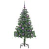 vidaXL Weihnachtsbaum mit 150 LEDs mit St&auml;nder Gr&uuml;n 150 cm PVC
