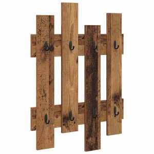 vidaXL Wandmontierter nachttisch Altholz 60 x 3 x 82 cm Holzwerkstoff