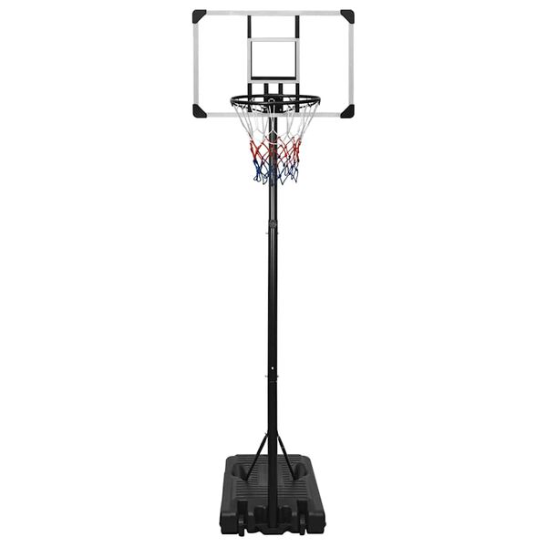 vidaXL Basketballständer Transparent 235-305 cm Polycarbonat