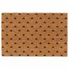 vidaXL Fu&szlig;matte Natur 40x60 cm Kokosfaser Getuftet