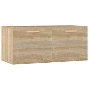 vidaXL Wandschrank Sonoma-Eiche 80x35x36,5 cm Holzwerkstoff