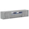 vidaXL LED-TV-Schrank UTRECHT 3 stk. Sonoma-Grau Holzwerkstoff
