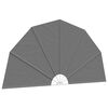 vidaXL Balkon Sichtschutz &Oslash; 400 cm Polyester Hellgrau