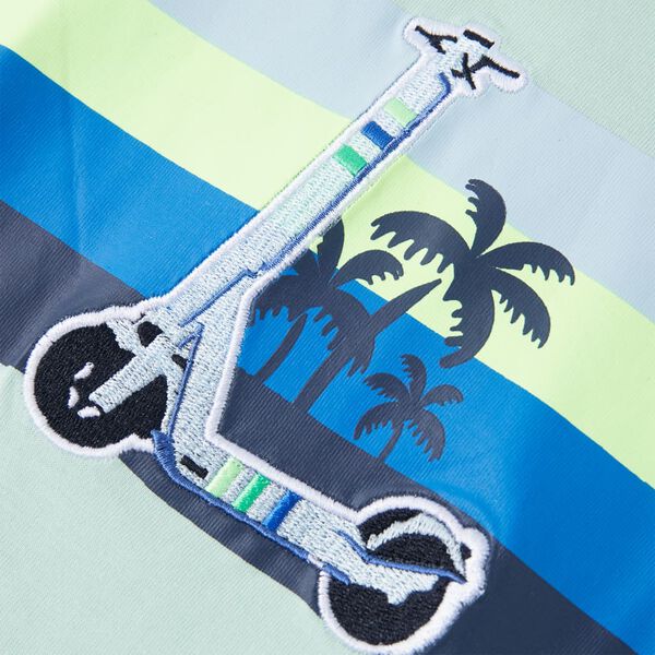 Kinder-T-Shirt Helles Minzgr&uuml;n 128