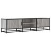 vidaXL TV-Schrank Grau Sonoma 160x35x41 cm Holzwerkstoff und Metall