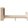 vidaXL B&uuml;cherregalbett ohne Matratze 75x190 cm Massivholz Kiefer