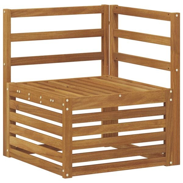 vidaXL Sofagarnituren 9 pcs Natur Massivholz Akazie