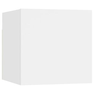 vidaXL TV-Wandschrank Wei&szlig; 30,5x30x30 cm